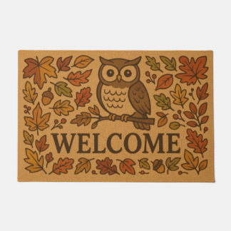 Welcome Owl Doormat
