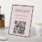 Welcome  Pale Pink Scan QR Code for Price List