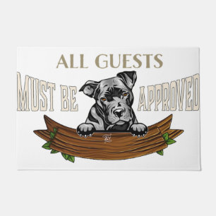 Welcome Pet Home Mat, Dog Dad Mum gift Doormat