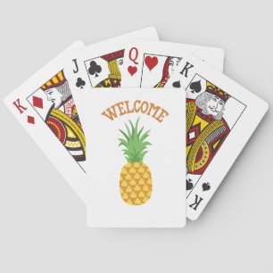 Welcome Pineapple Playing Cards