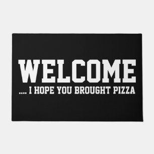 Welcome Pizza Doormat