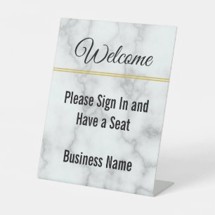 Welcome Please Sign In Have a Seat Business Name