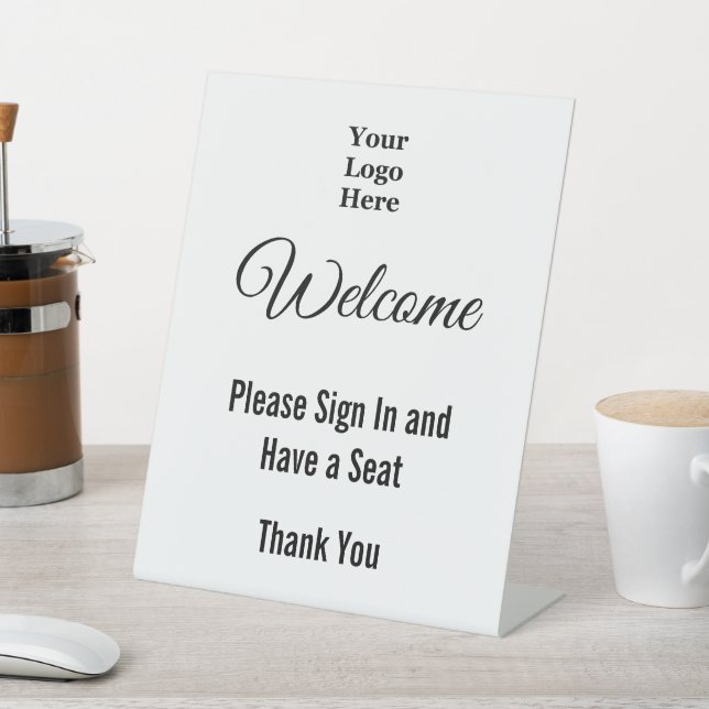 Welcome Please Sign In White and Black Text Logo (In SItu)