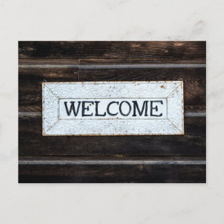 Welcome postcard