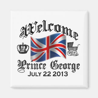 Welcome Prince George July 22 Magnet