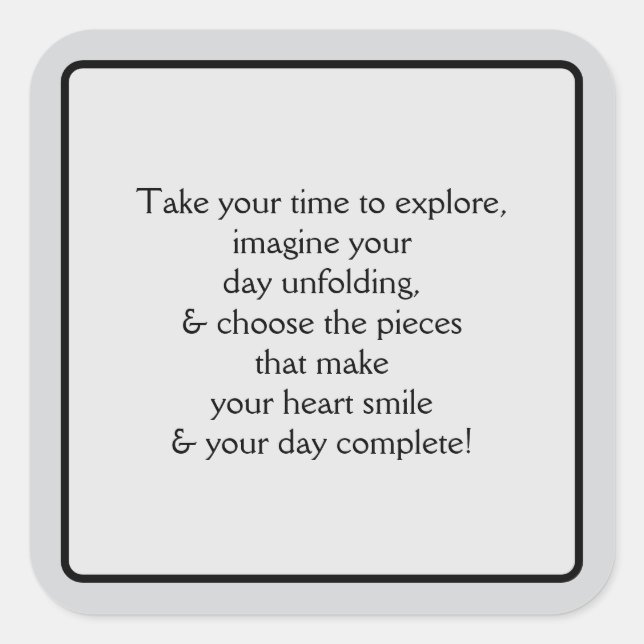 Welcome Pt 5 Square Sticker (Front)