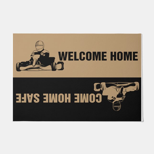 Welcome Race Mat, Custom Man doormat (Front)