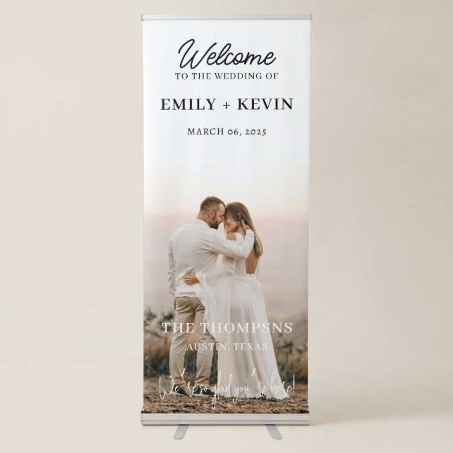 Welcome Romantic Style, Roll up banner (Front)
