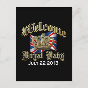 Welcome Royal Baby Keepsake Postcard