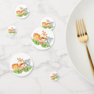 Welcome Safari Jungle Baby Shower Confetti