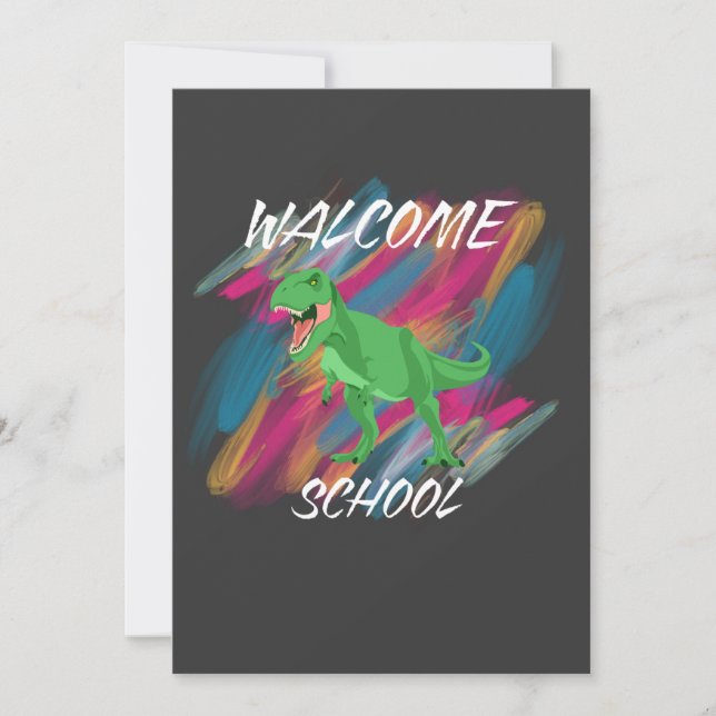 WELCOME SCHOOL, WELCOME BACK TO SCHOOL 2025 INVITATION (Front)