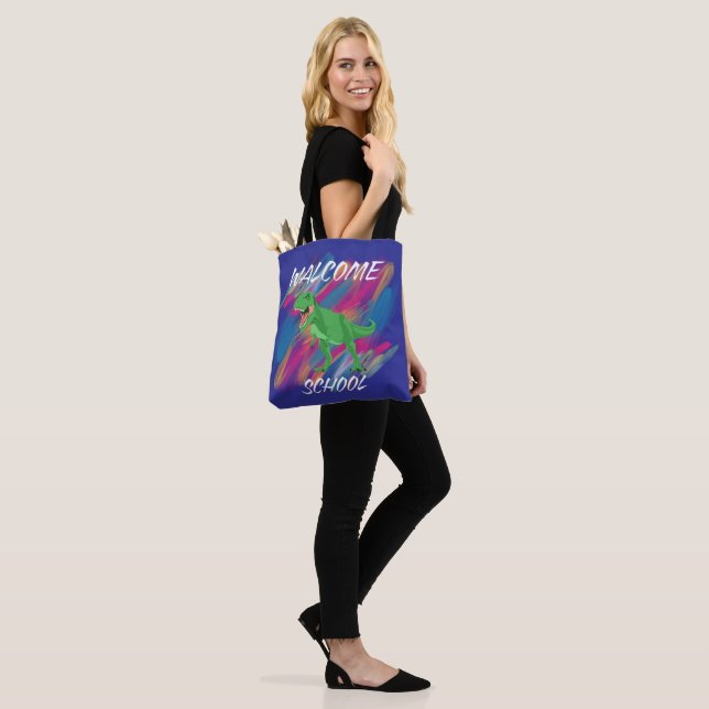 WELCOME SCHOOL, WELCOME BACK TO SCHOOL 2025 TOTE BAG (On Model)