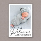 Welcome Script Photo Birth