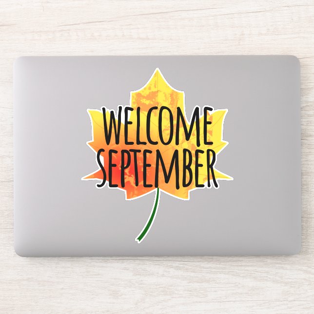 Welcome September Sticker (Computer)