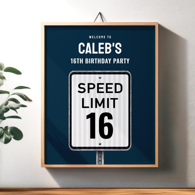 Welcome sign 16th Birthday Speed Limit  (Creator Uploaded)