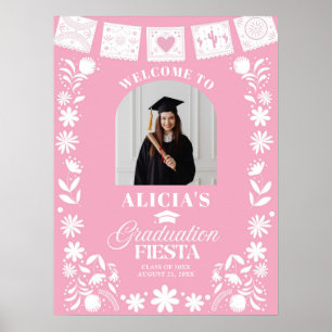 Welcome Sign 18x24 C188 Blush Pink Talavera Mexica