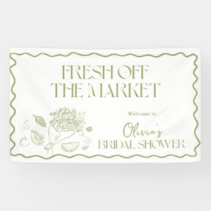 Welcome Sign Banner Fresh Off the Market Bridal
