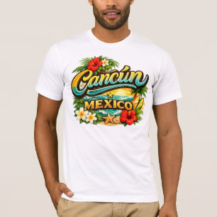 WELCOME SIGN CANCUN W/FLOWERS T-Shirt
