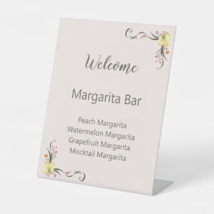 Welcome Sign Custom Margarita Bar