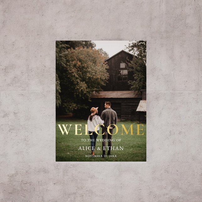 Welcome Sign Elegant Photo (Creator Uploaded)