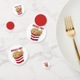 Welcome Small Fry French Fries New Baby Shower Confetti