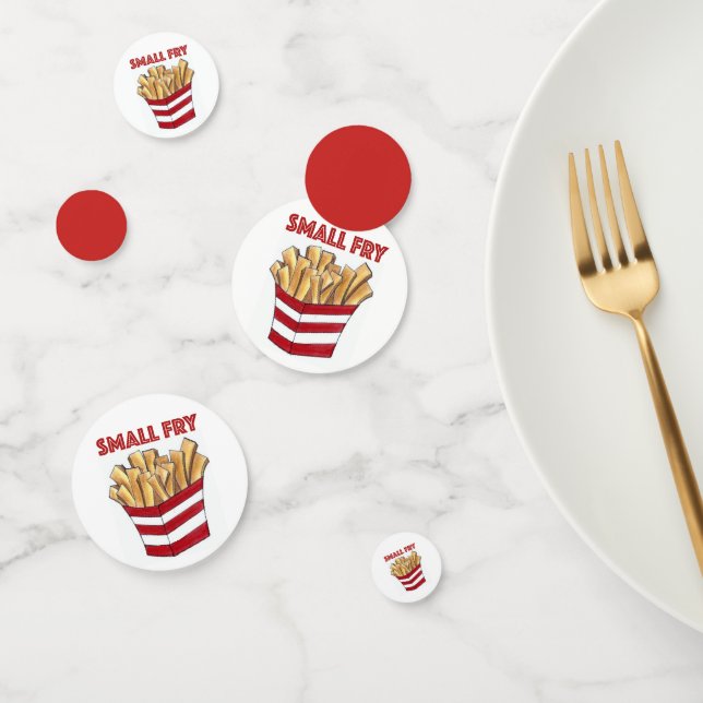 Welcome Small Fry French Fries New Baby Shower Confetti (Group)