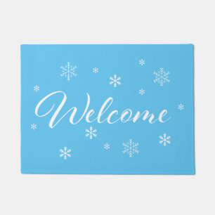 Welcome Snowflakes  Doormat