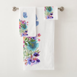 Welcome spring  bath towel set