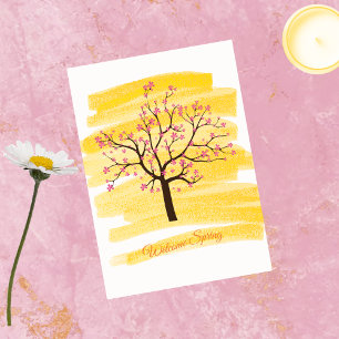 Welcome Spring Greeting Card
