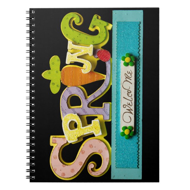 Welcome Spring Notebook (Front)