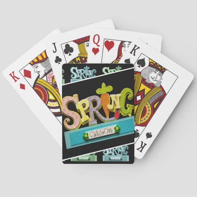 Welcome Spring Playing Cards (Back)