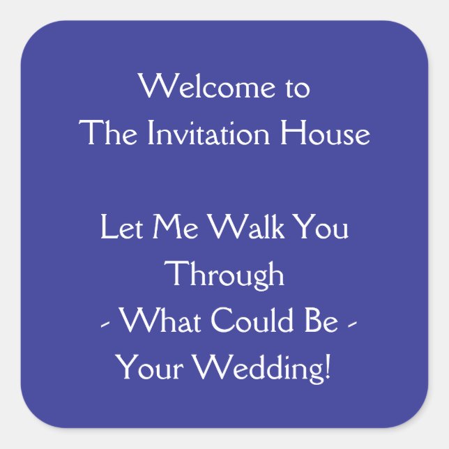 Welcome Sticker (Front)