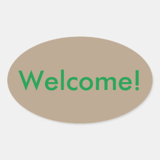 Welcome Sticker