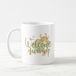 welcome summer coffee mug