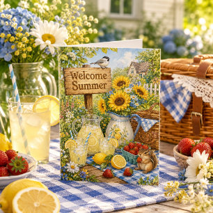 Welcome Summer Thinking of You Holiday Card