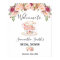 Welcome Tea bridal shower pink floral sign