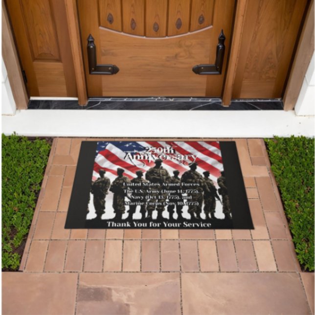 Welcome Thank you for Your Service Doormat (Creator Uploaded)