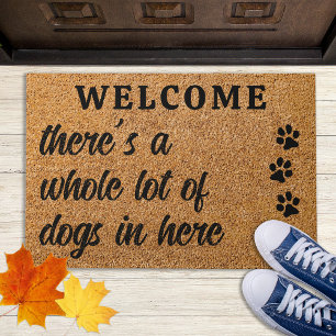 Welcome - there's a whole lot of dogs in here doormat