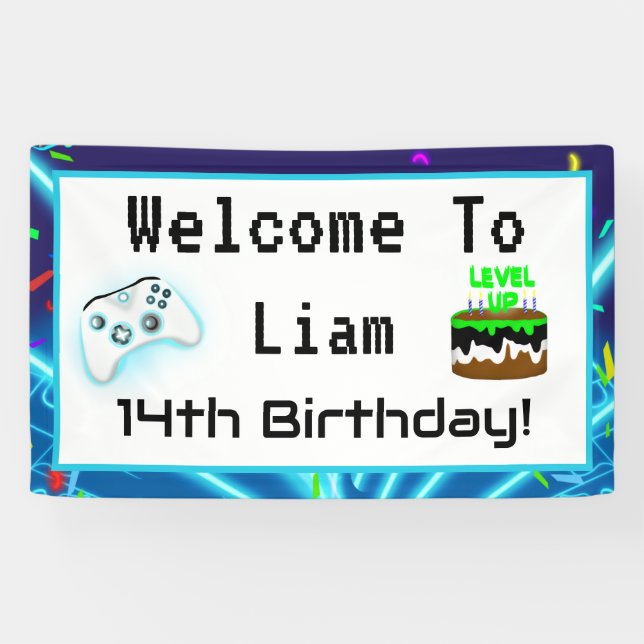 Welcome To 14th Happy Birthday Critical Hit! Banner (Horizontal)
