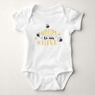 Welcome To  Hive Baby Bodysuit