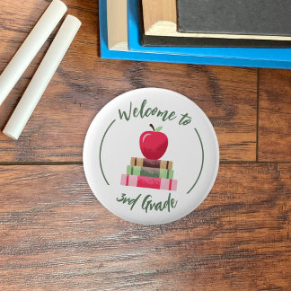 Welcome to 3rd Grade Apple Books Round Button