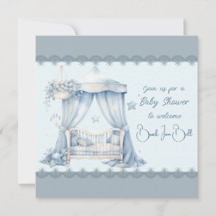 Welcome to a Baby Boy Shower Invitation