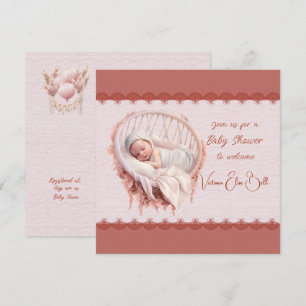 Welcome to a Baby Girl Shower Invitation