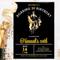 Welcome to a Roaring 20 50th Birthday Party