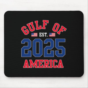 Welcome To America Gulf Est 2025 Usa American Flag Mouse Mat
