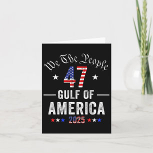 Welcome To America Gulf - Gulf Of Mexico 2025 4 Card