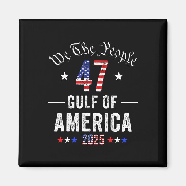 Welcome To America Gulf - Gulf Of Mexico 2025 4  Magnet (Front)