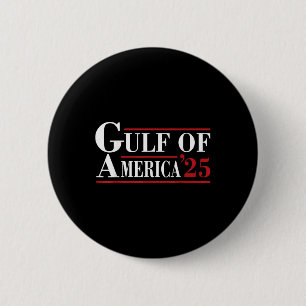 Welcome To America Gulf - Gulf Of Mexico 2025  6 Cm Round Badge