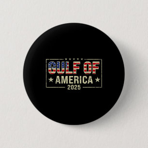 Welcome To America Gulf - Gulf Of Mexico 2025 6  Cm Round Badge