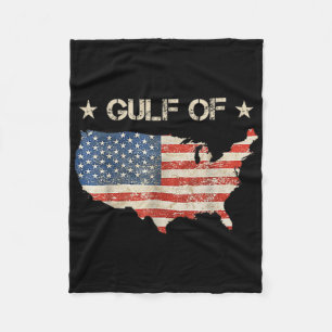 Welcome To America Gulf Tee Gulf Of Mexico 2025 2- Fleece Blanket